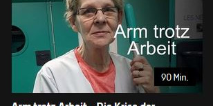 Titelbild der Dokumentation "Arm trotz Arbeit - Die Krise der Mittelschicht