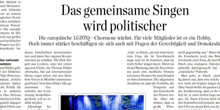 clip of newspaper article with text and photo