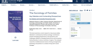 Screenshot of the Website of the book and Text: This book examines current research on key issues widely debated in contemporary family sociology. Contributors present emerging perspectives on the dynamics and challenges related to changing family forms and increasing family diversity in various countries or regions. The analyses reveal the multidimensional nature of living arrangements, parenting, and policies in a context of long-term social changes.