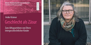 Cover "Geschlecht als Zäsur" von Dr. Anike Krämer und Potrait von Dr. Anike Krämer
