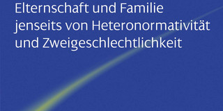 Buchcover blau-gelber Hintergrund, Buchtitel in weiß